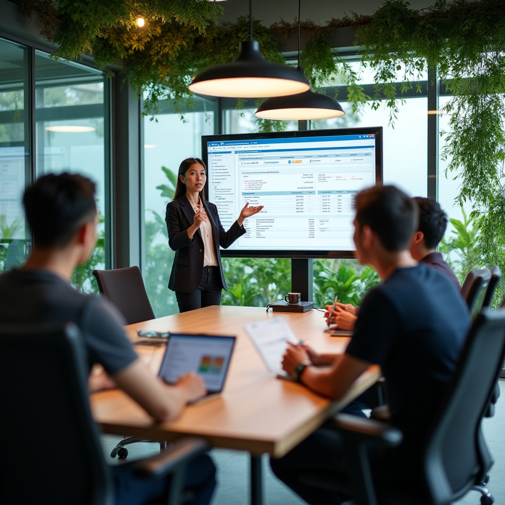 Sesiune de instruire echipă în utilizarea software-ului de facturare